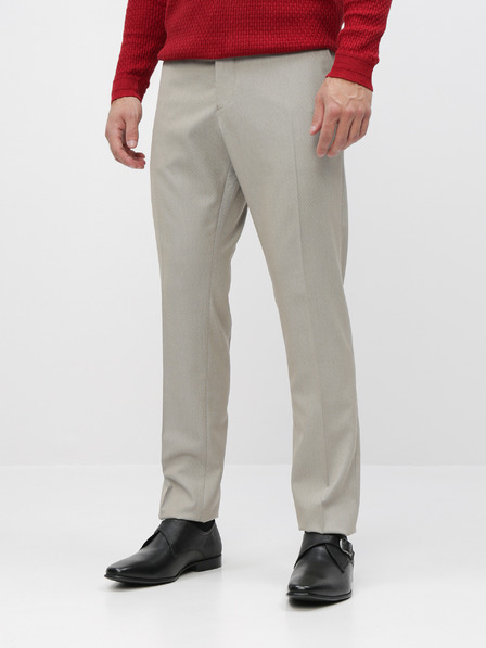 SELECTED Bež hlače za obleko Selected Homme Maze Saint