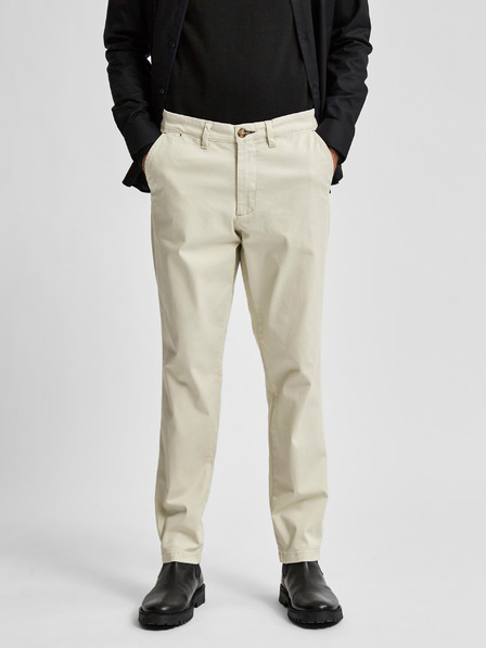 SELECTED Krem hlače chino Selected Homme Miles