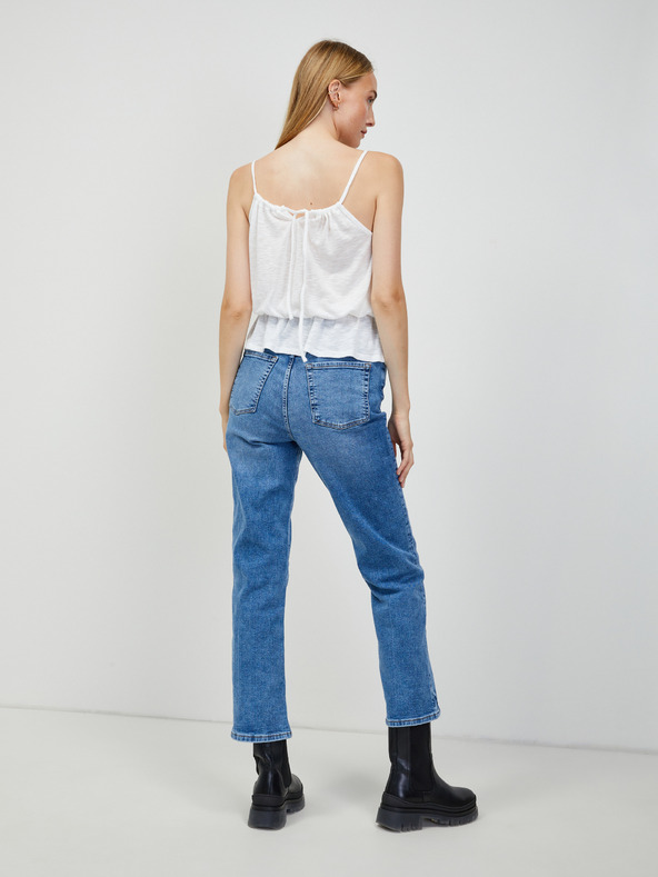 Orsay Bela majica brez rokavov ORSAY