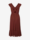 Vero Moda Rjava midi obleka VERO MODA Odette
