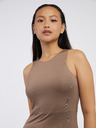 Vero Moda VERO MODA Bianca rjava ženska obleka