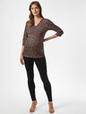 Dorothy Perkins Maternity Rjava majica z vzorcem za nosečnice Dorothy Perkins Materinstvo