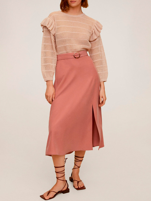 Mango Roza midi krilo Mango Domenica