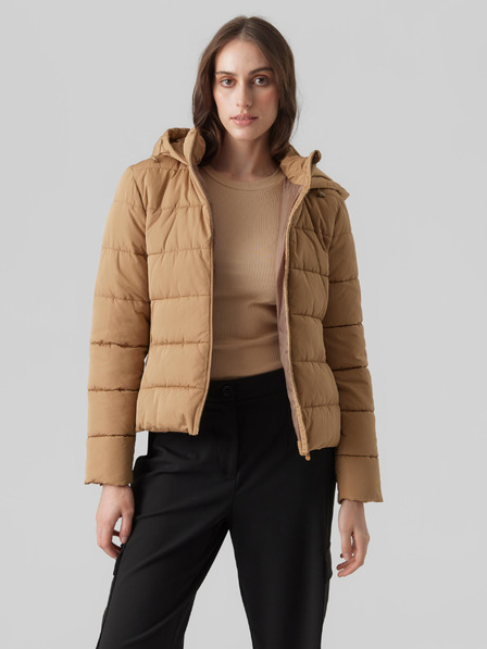 Vero Moda Rjava VERO MODA Jessiemie Ženska zimska prešita jakna