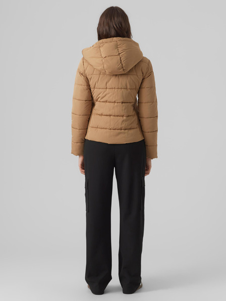 Vero Moda Rjava VERO MODA Jessiemie Ženska zimska prešita jakna