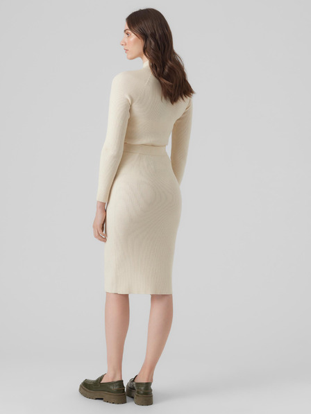 Vero Moda Kremno žensko krilo VERO MODA Karis
