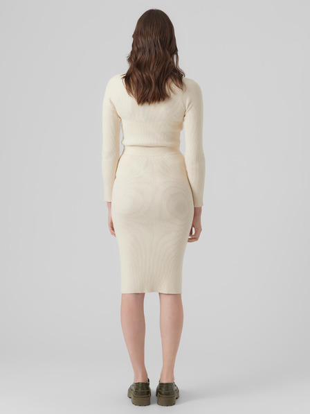 Vero Moda VERO MODA Karis kremni ženski pulover