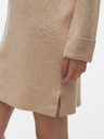 Vero Moda Bež ženske VERO MODA Goldneedle Sweater Dress