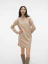 Vero Moda Bež ženske VERO MODA Goldneedle Sweater Dress