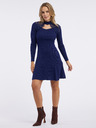Orsay Temno modra ženska pletena obleka ORSAY