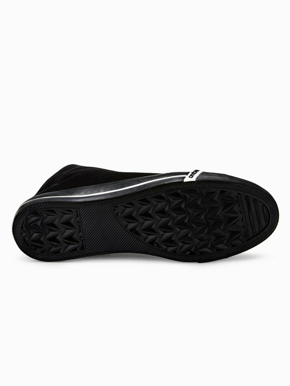 Ombre Clothing Črne moške gležnjarske superge T304