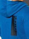 Ombre Clothing Modra moška kapuca z zadrgo Ombre Clothing B1076