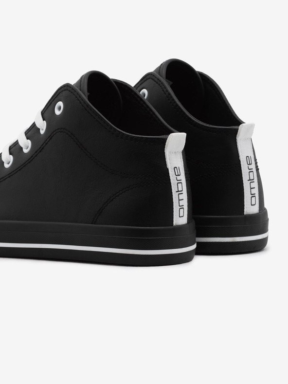 Ombre Clothing Črne moške športne copate Ombre Clothing