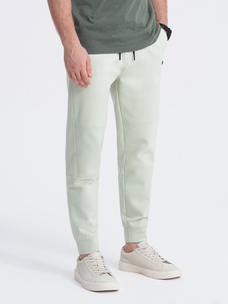Ombre Clothing Svetlo zelena moška osnovna športna obleka Ombre Clothing