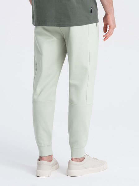 Ombre Clothing Svetlo zelena moška osnovna športna obleka Ombre Clothing