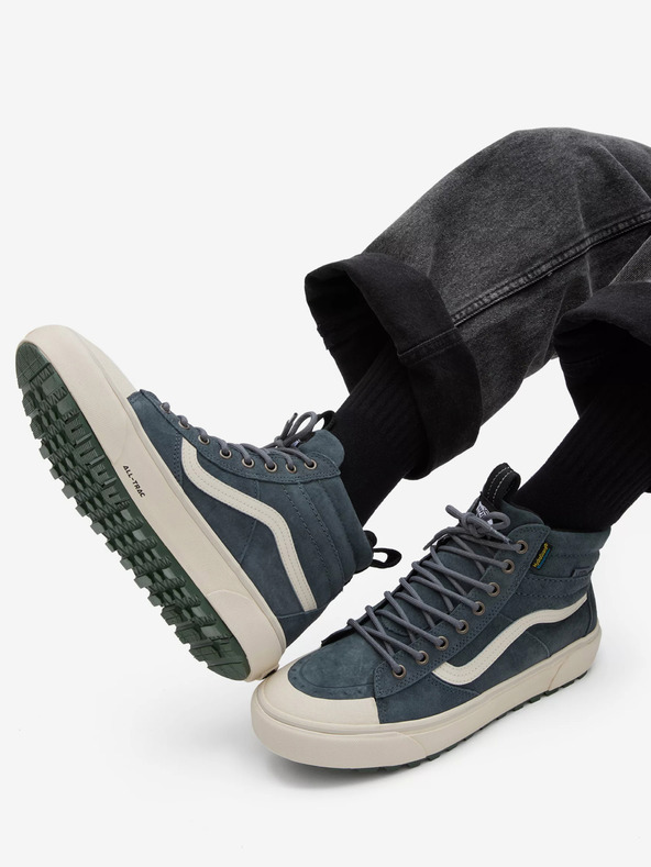 Vans Temno modre moške gležnjarske superge iz semiša VANS SK8-Hi