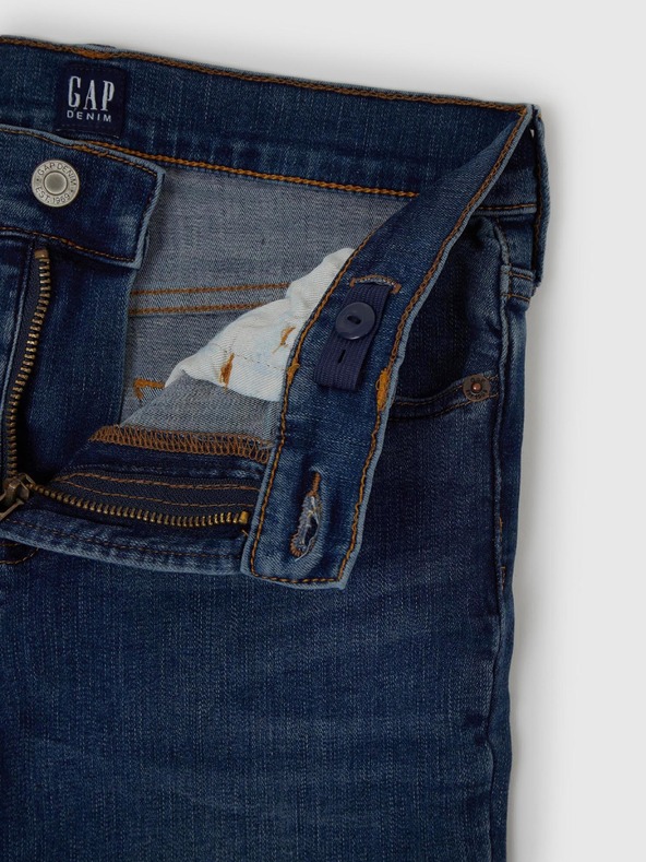 GAP Otroške skinny džins srednje modre barve GAP