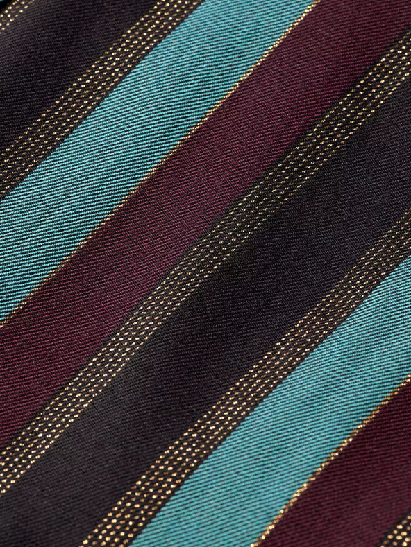 Scotch & Soda Zelena in črna črtasta ženska jakna Scotch & Soda