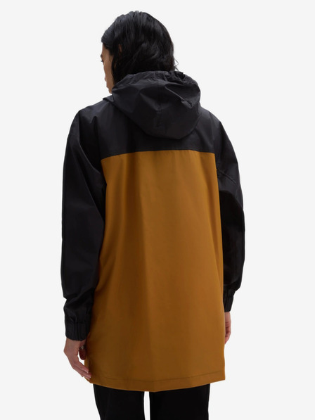 Vans Črno-rjava ženska nepremočljiva parka VANS Lake Effect Rain Block