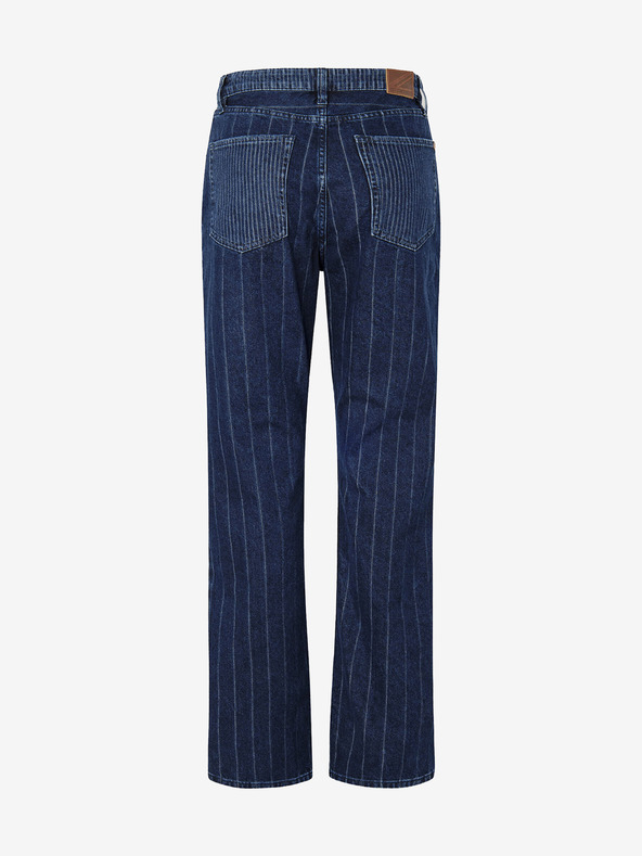 Pepe Jeans Modre ženske kavbojke Pepe Jeans Robyn Stripe Jeans