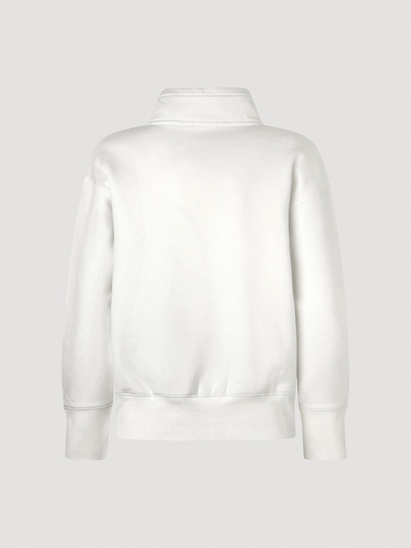 Pepe Jeans Bela ženska jopa z zadrgo Pepe Jeans Celia