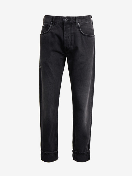 Pepe Jeans Črne moške kavbojke ravnega kroja Pepe Jeans Callen