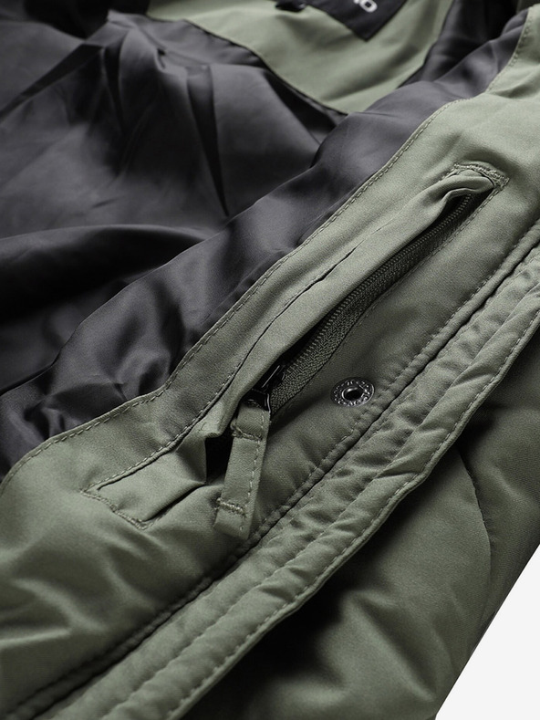 ALPINE PRO Zelena ženska prešita jopa ALPINE PRO Gosbera