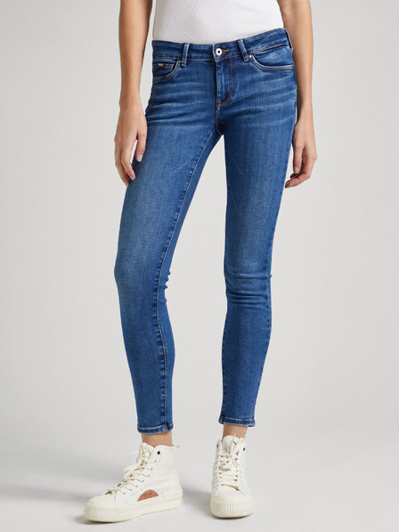 Pepe Jeans Modre ženske kavbojke Skinny Fit Jeans Pepe Jeans