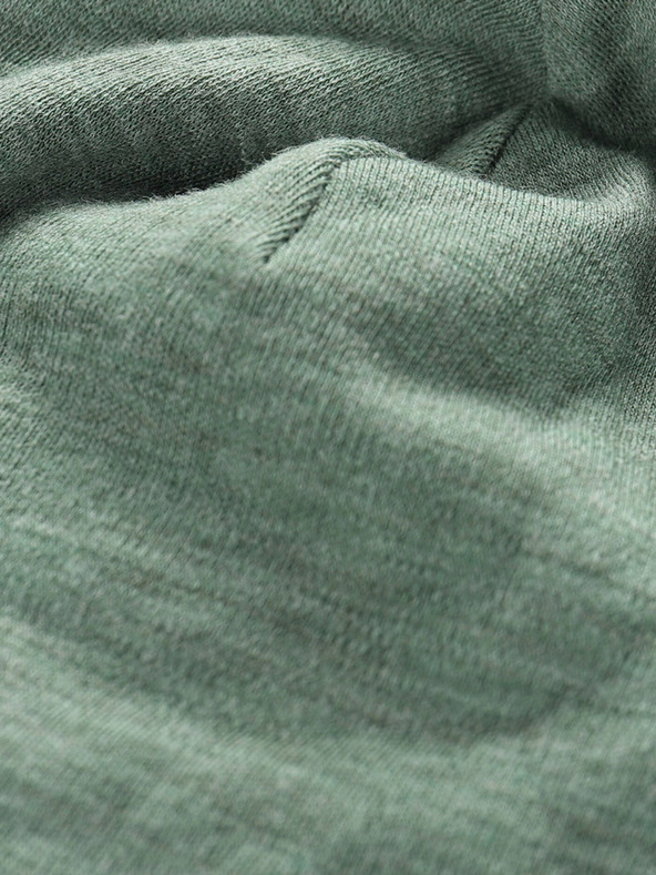 ALPINE PRO Zelena zimska kapa iz merino volne ALPINE PRO Bedade