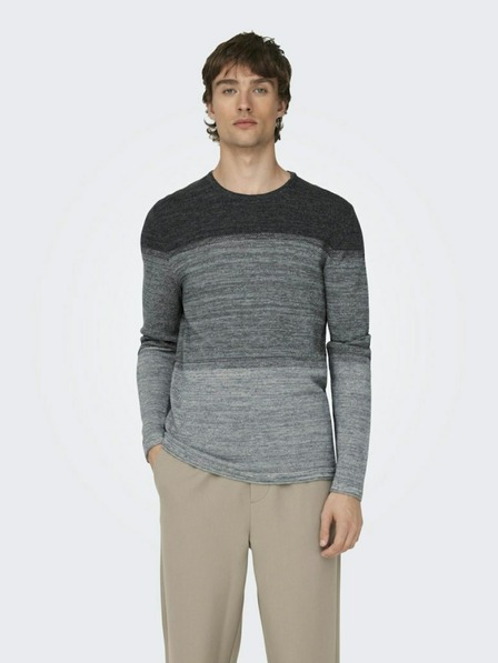 ONLY & SONS Siv moški pulover ONLY & SONS Panter
