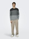 ONLY & SONS Siv moški pulover ONLY & SONS Panter