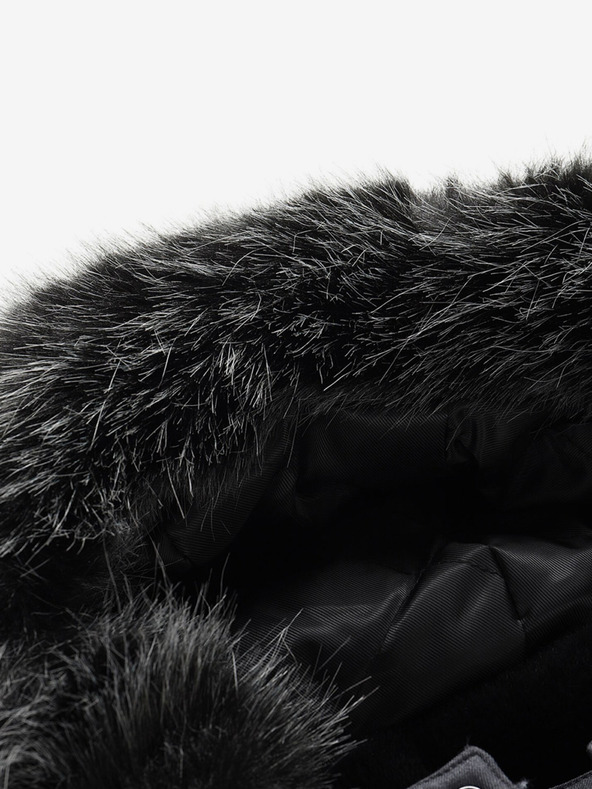 ALPINE PRO Črna moška zimska jakna ALPINE PRO Egyp