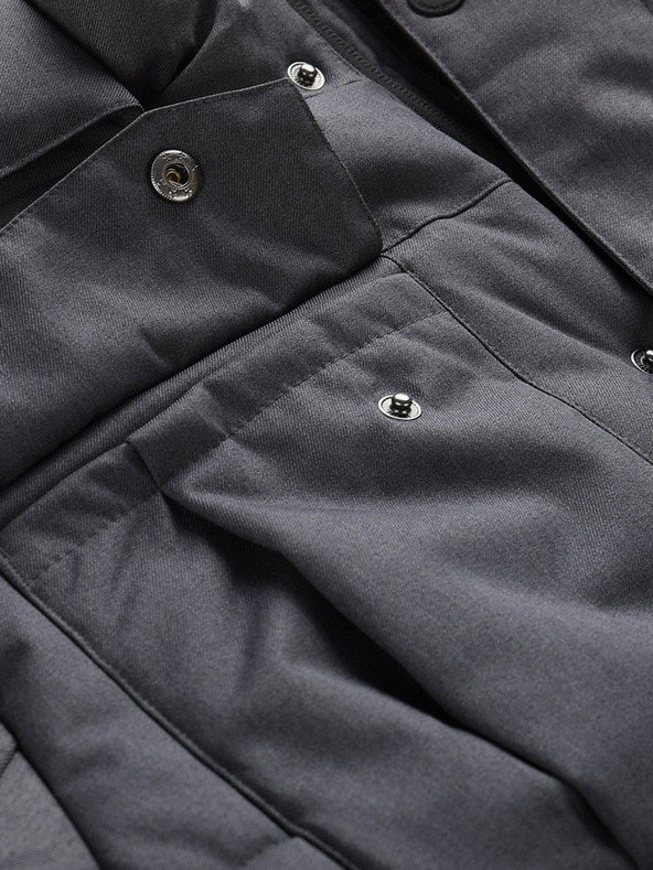 ALPINE PRO Črna moška zimska jakna ALPINE PRO Egyp