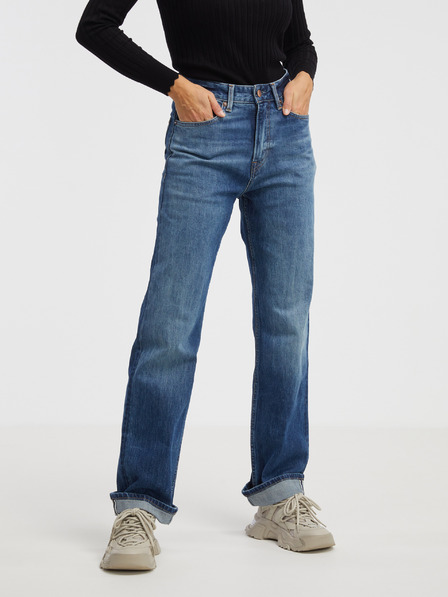 Pepe Jeans Modre ženske kavbojke Pepe Jeans Robyn Selvedge DK