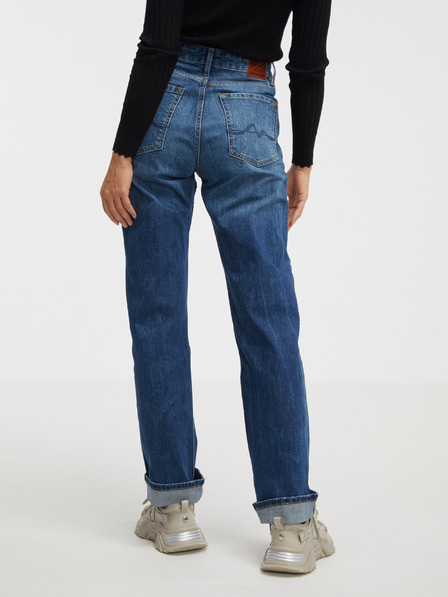 Pepe Jeans Modre ženske kavbojke Pepe Jeans Robyn Selvedge DK
