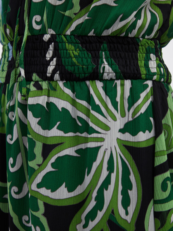 Orsay Zelena ženska cvetlična obleka ORSAY