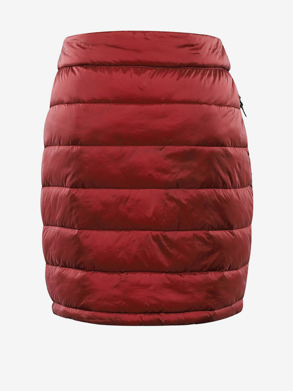 ALPINE PRO Rdeče žensko prešito krilo ALPINE PRO Lorfa