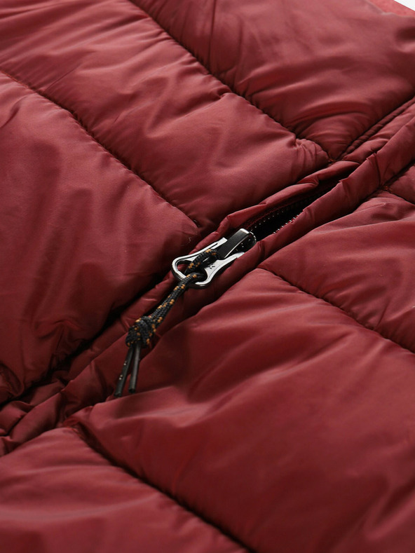 ALPINE PRO Rdeče žensko prešito krilo ALPINE PRO Lorfa