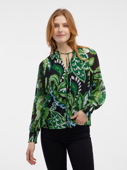 Orsay Zelena ženska vzorčasta bluza ORSAY
