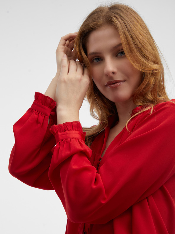 Orsay Temno rožnata ženska bluza ORSAY