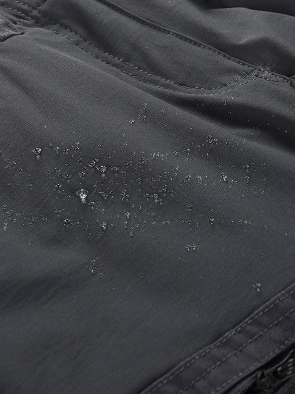 ALPINE PRO Temno sive ženske hlače za na prostem ALPINE PRO Zarma