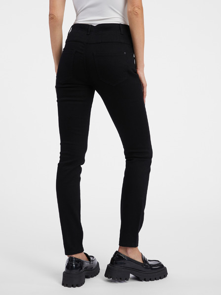 Orsay Črne ženske skinny fit kavbojke ORSAY