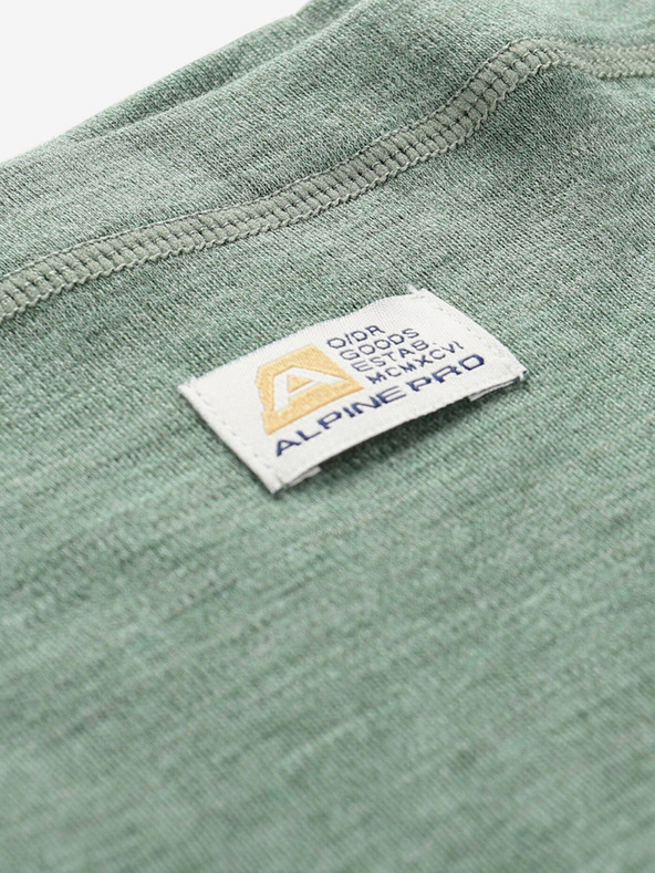 ALPINE PRO Zelena ogrinjalo iz merino volne ALPINE PRO Katane