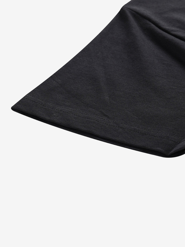 ALPINE PRO Črna moška majica ALPINE PRO Garim