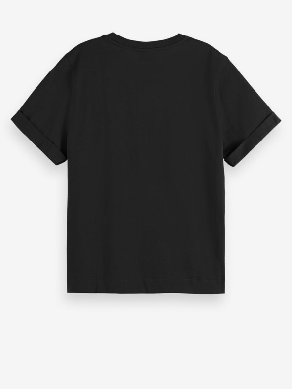 Scotch & Soda Črna ženska majica Scotch & Soda