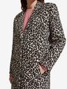 Scotch & Soda Ženski rjavi zimski plašč z leopardjim vzorcem Scotch & Soda