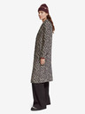 Scotch & Soda Ženski rjavi zimski plašč z leopardjim vzorcem Scotch & Soda