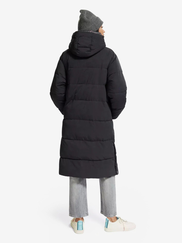 Scotch & Soda Črn ženski zimski prešiti plašč Scotch & Soda