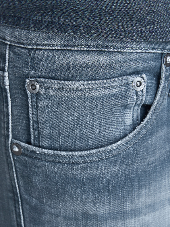 Jack & Jones Modre oprijete kavbojke Jack & Jones Glenn