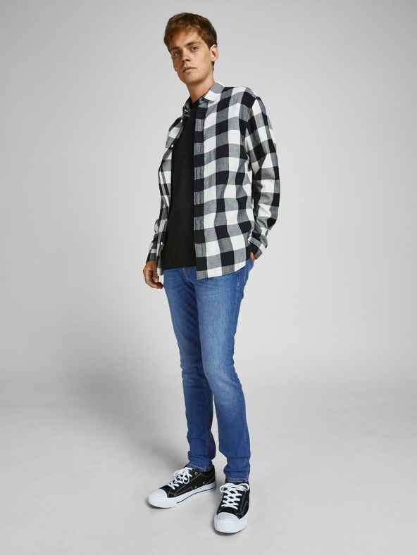 Jack & Jones Modre tanke kavbojke Jack & Jones Liam